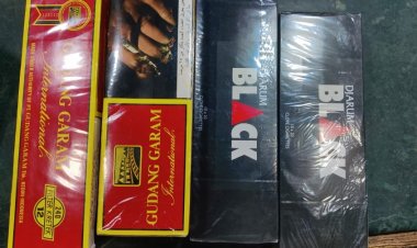 प्रतिबंधित विदेशी सिगरेट बेचने वाले 2 आरोपी गिरफ्तार, पुलिस जांच में जुटी