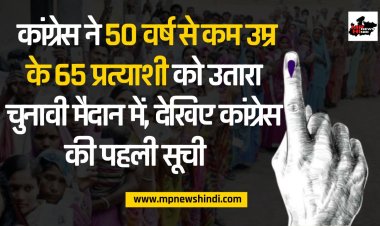 MP Congress Candidate List 2023: कांग्रेस ने 50 वर्ष से कम उम्र के 65 प्रत्याशी को उतारा चुनावी मैदान में, देखिए कांग्रेस की पहली सूची