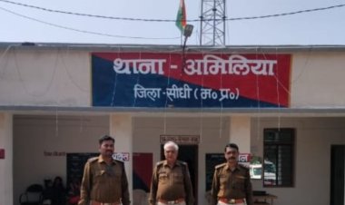 Sidhi News Today: हाइवा गाड़ी से बैटरी चोरी के आरोपी को पुलिस ने किया गिरफ्तार 