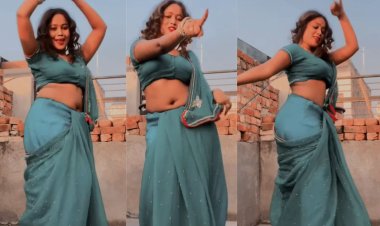 Desi Sexy Bhabhi Dance Video: देसी भाभी ने घर की छत में लचकाई कमर, सपना चौदरी  के हॉट डांस के वीडियो भी हुये फेल