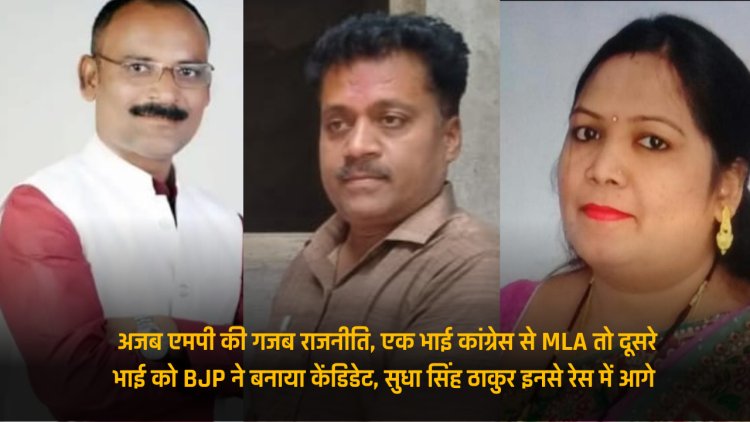 अजब एमपी की गजब राजनीति, एक भाई कांग्रेस से MLA तो दूसरे भाई को BJP ने बनाया केंडिडेट